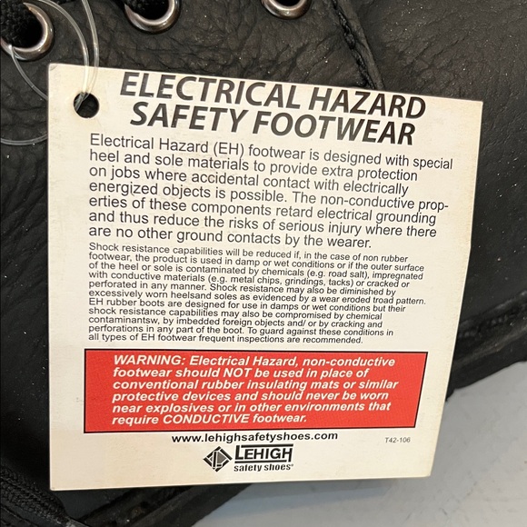 NIB Lehigh Black Safety Shoes for Men main image 5